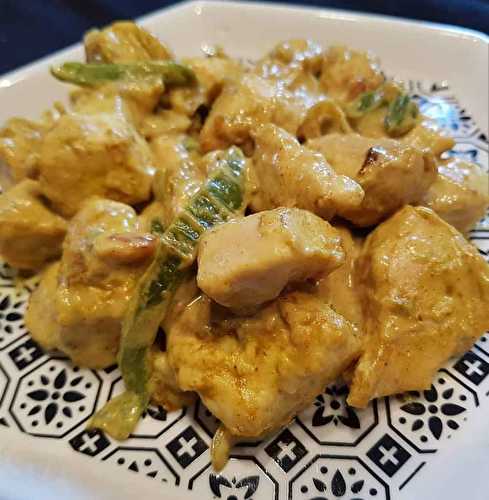 Blancs de poulet au curry