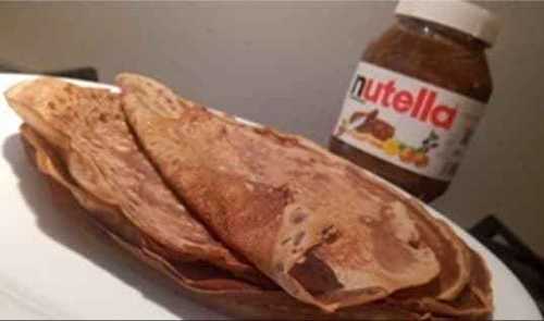 Crêpes au nutella