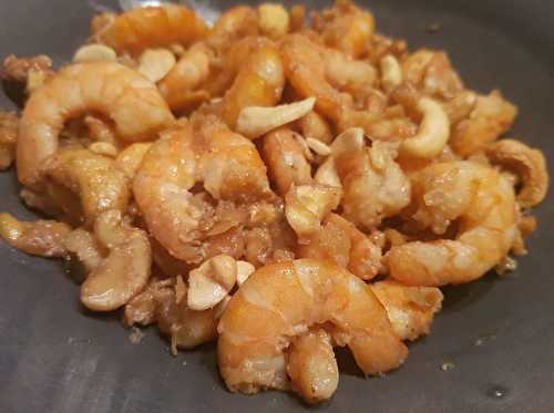 Crevettes et noix de cajou