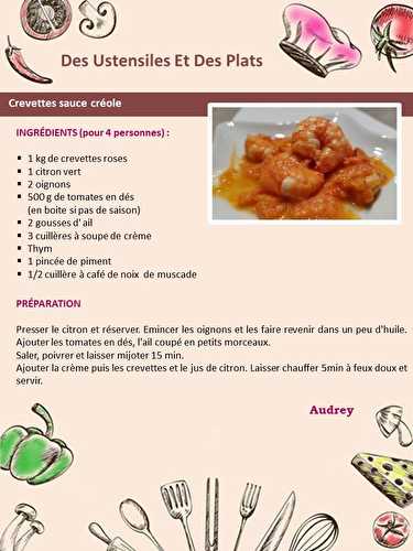  Crevettes sauce créole - Des Grumeaux Dans Ma Cuisine