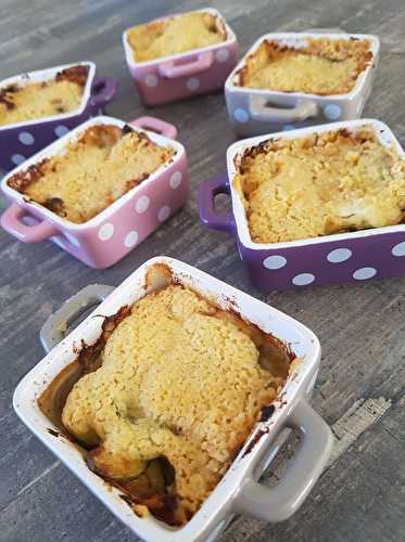 Crumble courgette chèvre