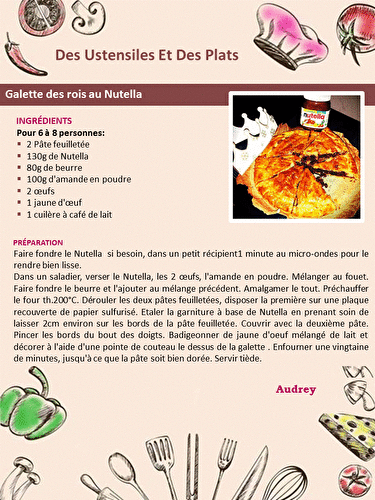 Galette des rois au Nutella