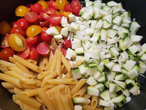 Pâtes aux légumes du soleil