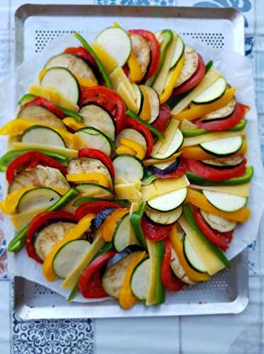 Tarte fine aux légumes du soleil