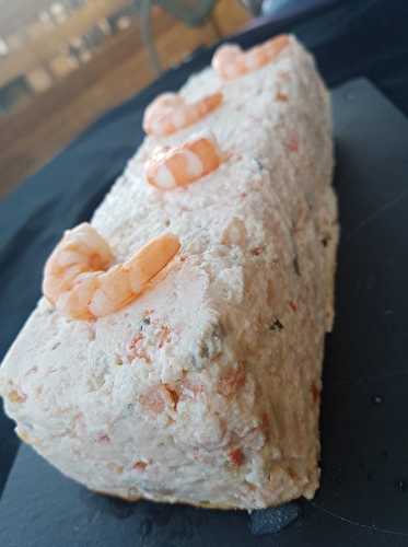 Terrine de crevettes, saumon et St Jacques