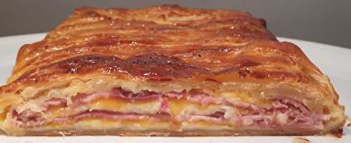 Feuilleté ou tresse jambon fromage