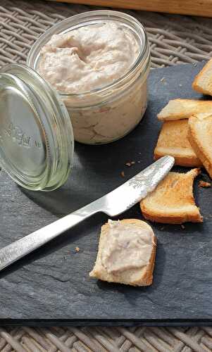 Rillettes de thon et anchois au fromage frais - Des Grumeaux Dans Ma Cuisine