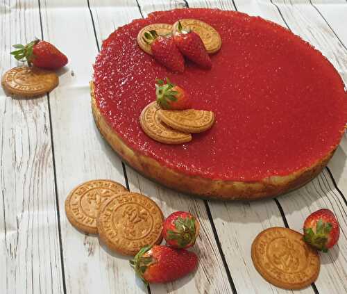 Cheesecake aux fraises - Des Grumeaux Dans Ma Cuisine