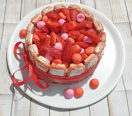 Charlotte aux fraises et tagada