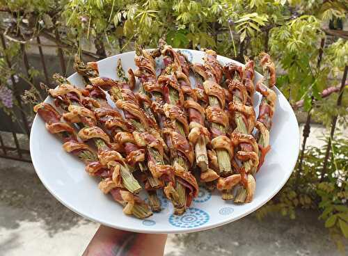 Feuilleté d'asperge et jambon