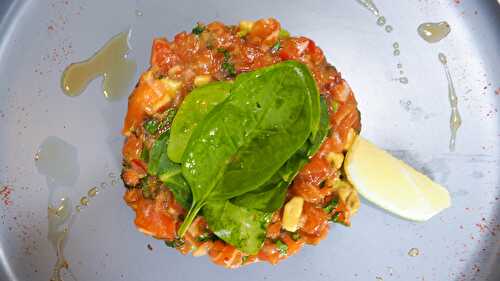 Tartare de saumon à l'asiatique