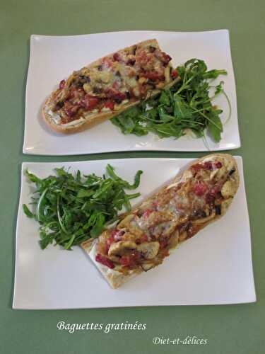 Baguettes gratinées