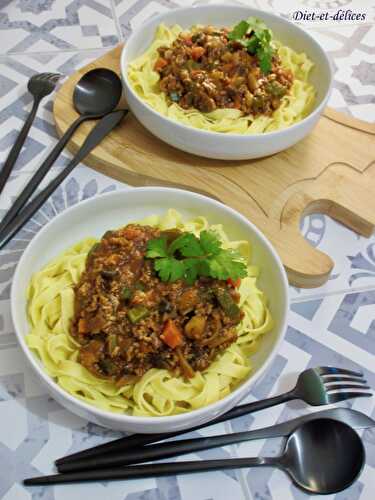 Bolognaise aux petits légumes