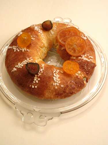 Brioche des rois aux fruits confits