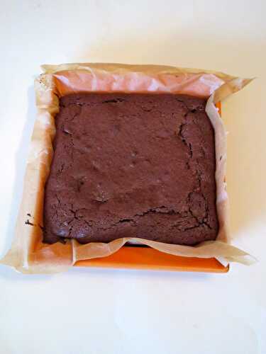 Brownie ultra moelleux au nougat noir