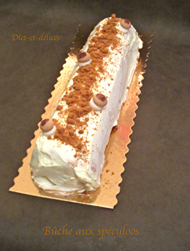 Bûche aux spéculoos