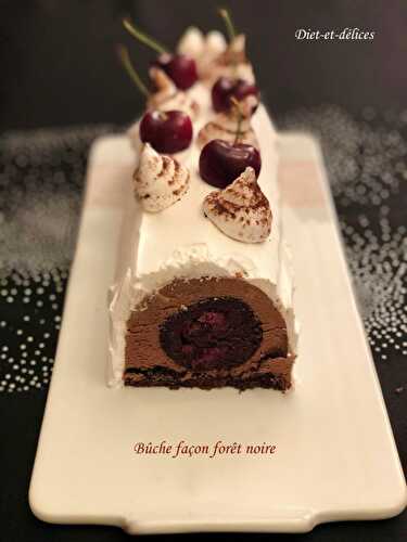 Bûche façon forêt noire