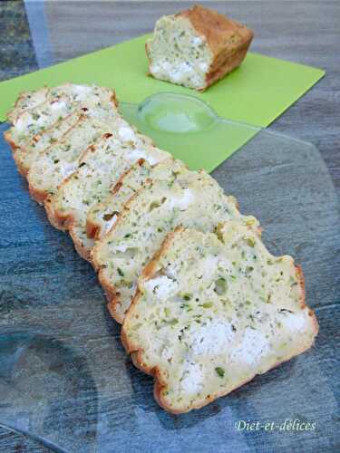 Cake à la courgette et au chèvre frais