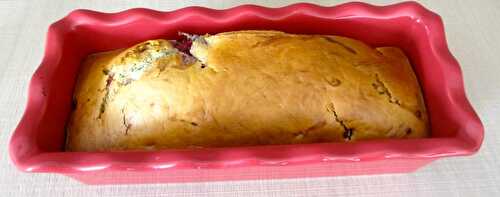 Cake aux amandes et framboises