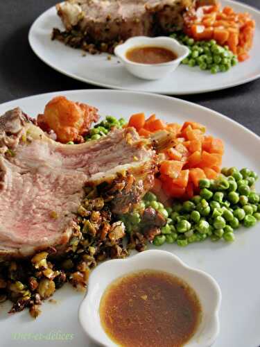 Carré de veau en croûte de pistaches