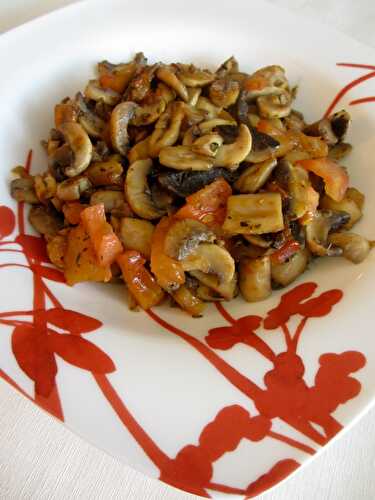 Champignons frais aux saveurs provençales