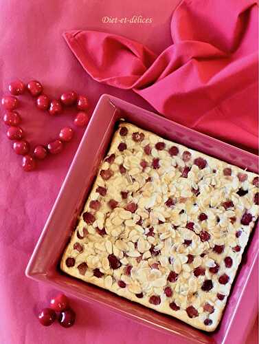 Clafoutis à la cerise et à l’amande