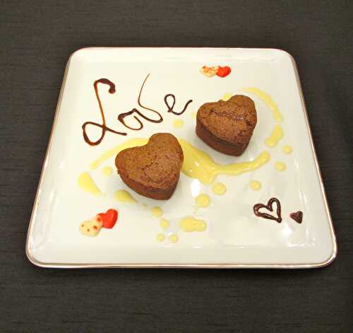 Coeur fondant au chocolat et à la crème de marrons : Diet & Délices - Recettes dietétiques
