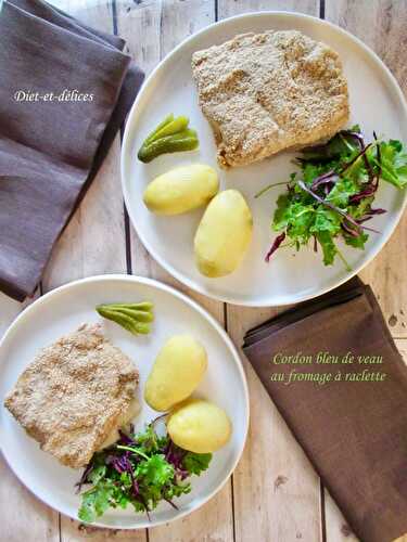 Cordon bleu de veau au fromage à raclette