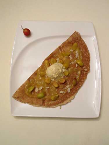 Crêpes aux mirabelles