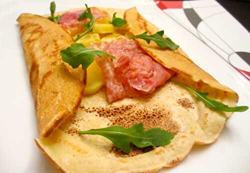 Crêpes façon raclette