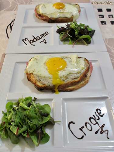 Croque madame truffé