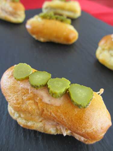 Eclairs aux maquereaux à l’escabèche