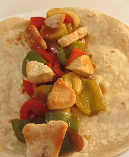 Fajitas au poulet