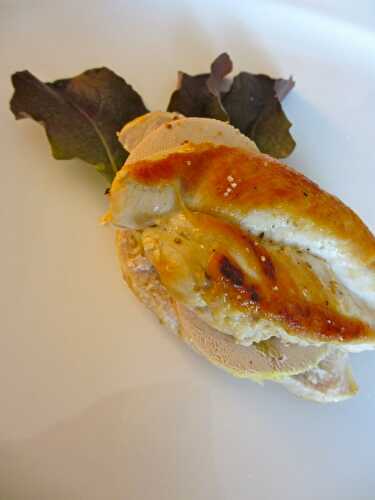 Filet de poulet au foie gras