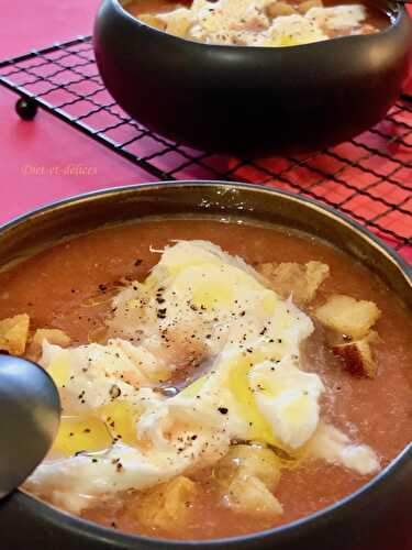 Gaspacho d’été et burrata