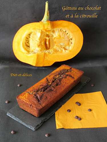 Gâteau au chocolat et à citrouille (sans beurre, sans sucre raffiné)