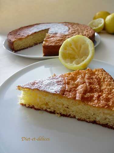 Gâteau au citron de Menton et à la poudre d’amandes (sans gluten)