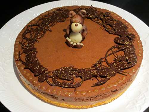 Gâteau croustillant et fondant au chocolat