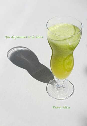 Jus de pommes et de kiwis