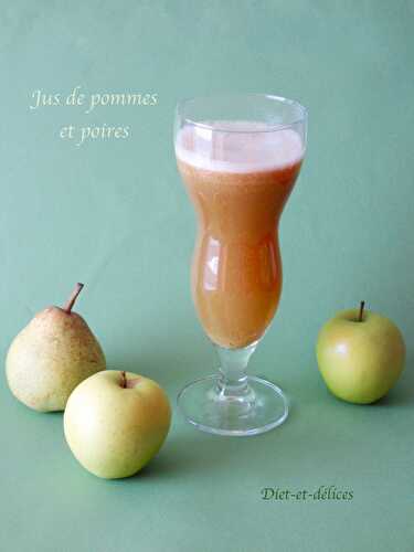 Jus de pommes et poires