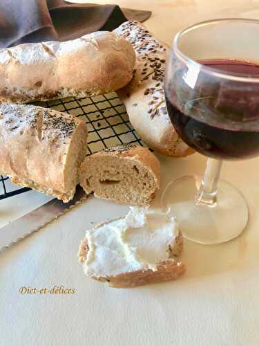 Mini baguettes au petit épeautre de Sault au cookexpert