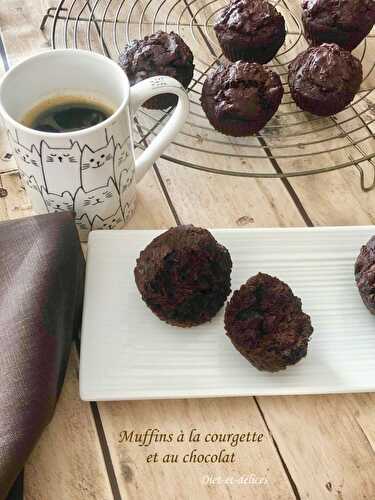 Muffins à la courgette et au chocolat