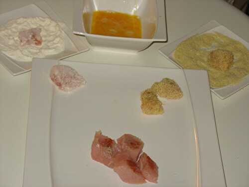 Nuggets de poulet maison