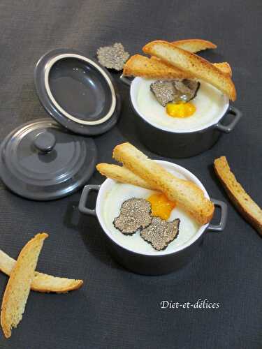 Oeuf cocotte aux truffes