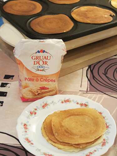 Pâte à crêpes avec farine spéciale pâte à crêpes