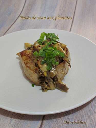 Pavés de veau aux pleurotes