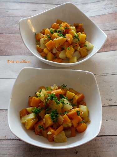 Poêlée orange aux légumes d’automne