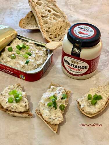 Rillettes de sardines à la moutarde de Meaux