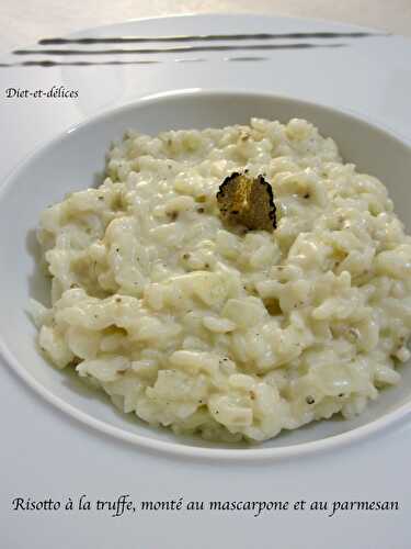 Risotto à la truffe, monté au mascarpone et parmesan