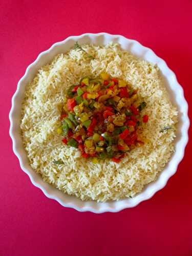Riz au curry et ses petits légumes